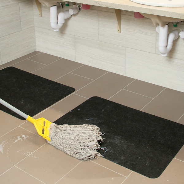 tapis de sol absorber eau urine toilettes et douches PIG GRP7007