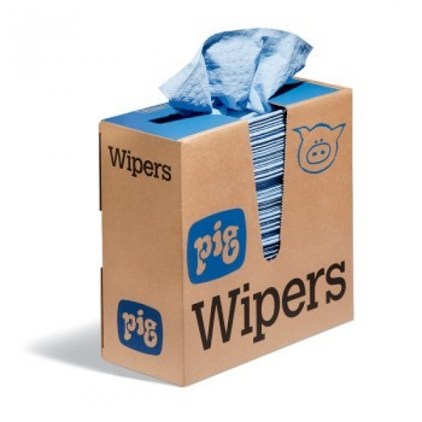 WIP216 blauwe wipes in dispenserdoos